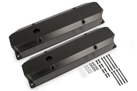 Mr. Gasket MRG6865BG BBM Fab. Alm Valve Cover Set - Black