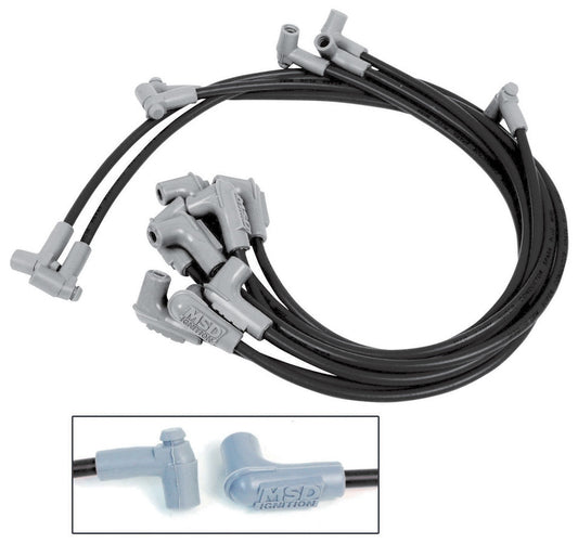 Msd Ignition MSD31353 8.5MM Spark Plug Wire Set - Black