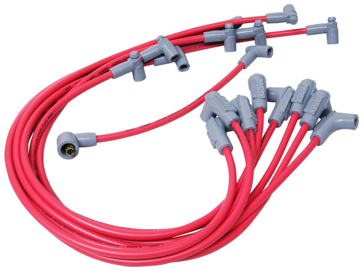 Msd Ignition MSD35599 8.5MM Spark Plug Wire Set - Red