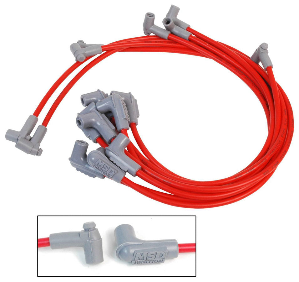 Msd Ignition MSD35659 8.5MM Spark Plug Wire Set - Red