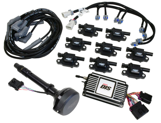 Msd Ignition MSD601513 DIS Ignition Kit - Black SBC/BBC