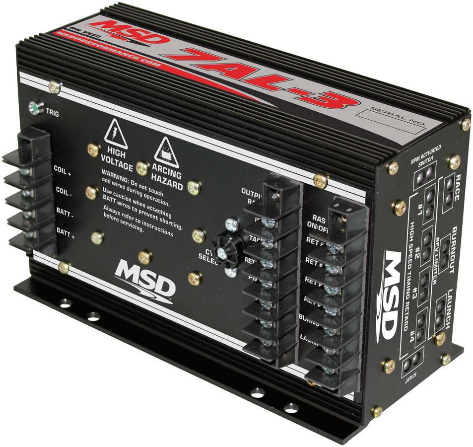 Msd Ignition MSD7330 MSD 7AL-3 Pro Drag Race Ignition Box Black