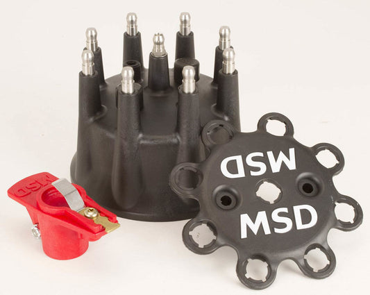 Msd Ignition MSD79193 Cap & Rotor Kit Pro Mag Lite - Black