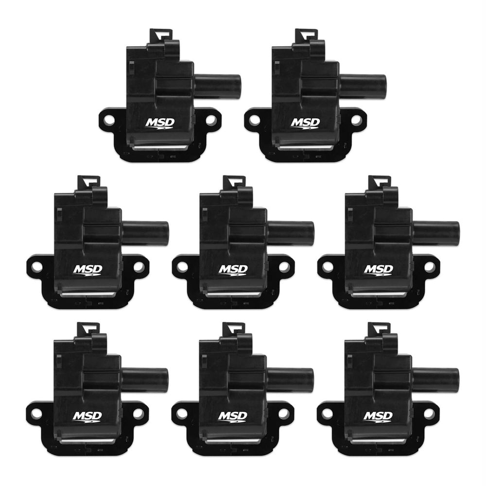 Msd Ignition MSD826283 Coils GM 98-06 (LS1/6) 8-Pack - Black
