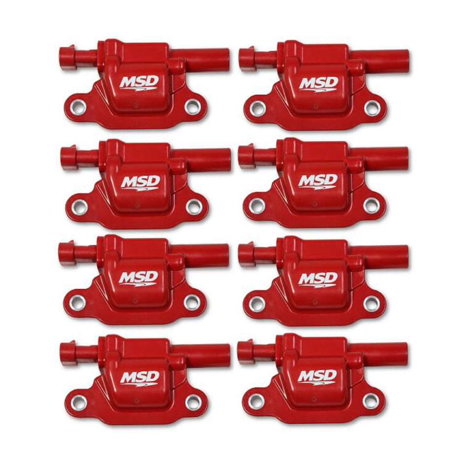 MSD Coil Red Square GM V8 2014-Up 8pk