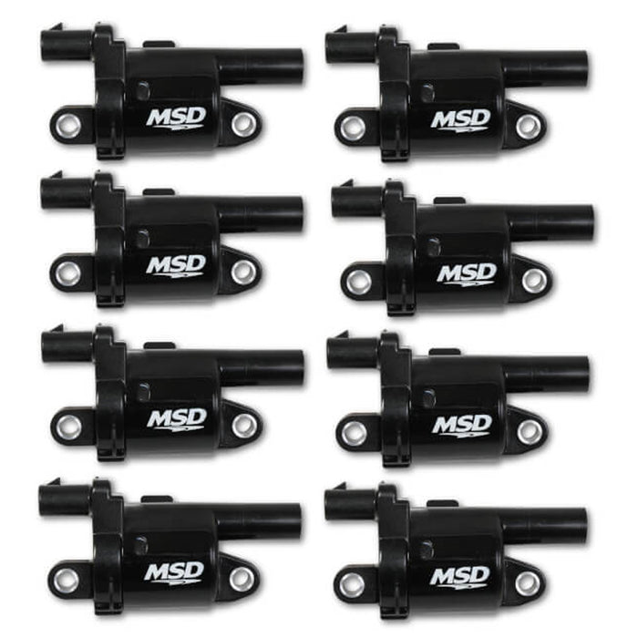 Msd Ignition MSD826883 Coil Black Round GM V8 2014-Up 8pk