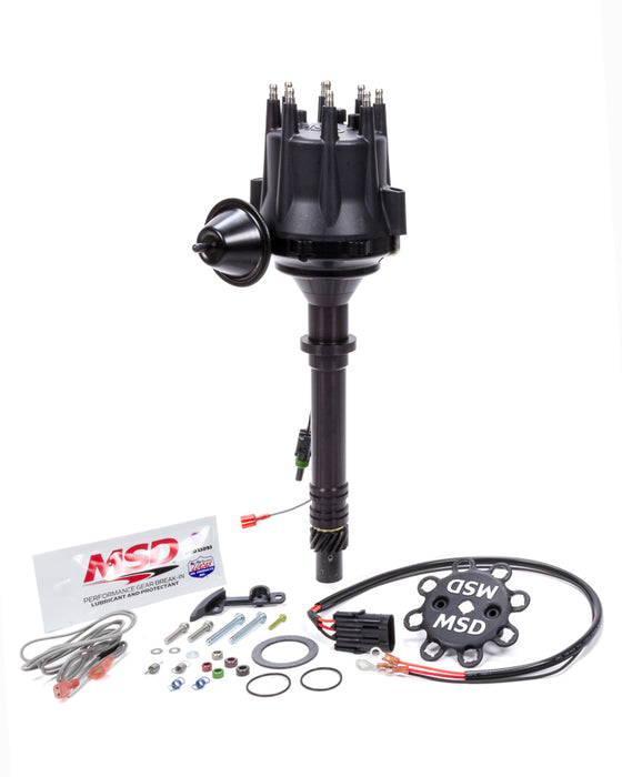 Msd Ignition MSD83603 Chevy V8 Billet RTR Distributor - Black