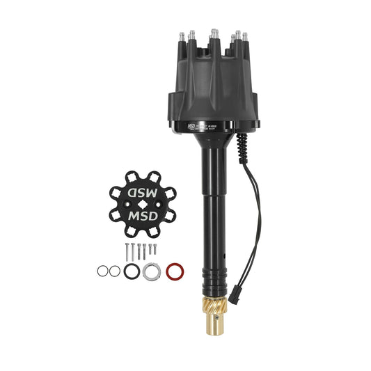 Msd Ignition MSD85505 Chevy V8 Pro Billet Distributor Black Finish