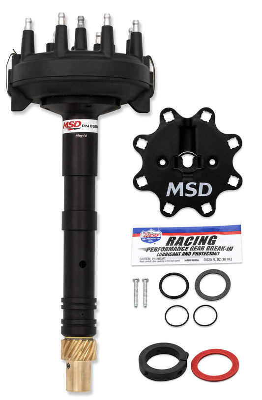 MSD BBC L/P Crank Trigger Distributor - Black