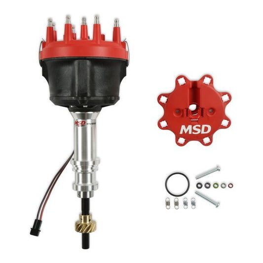 MSD Billet Distributor SBF 302 w/Bronze Gear