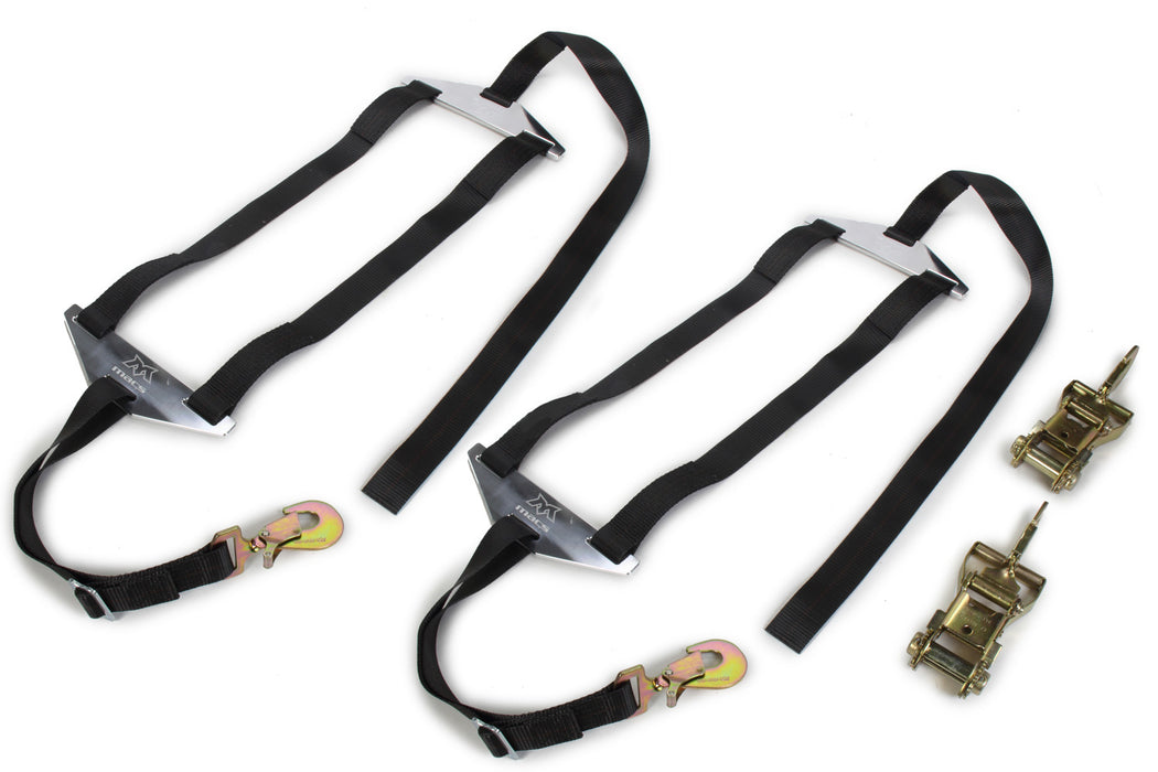Macs Custom Tie-downs MTD121834 Dragster Rear Nets Only Pair