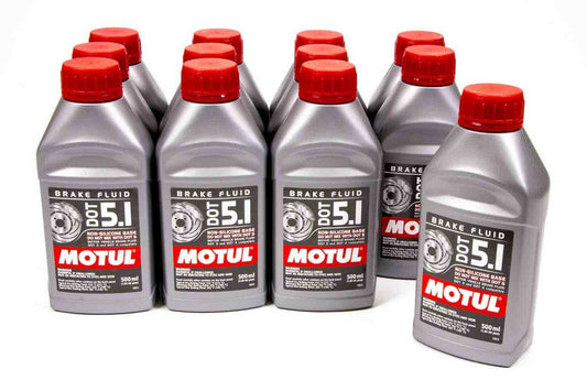 Motul Usa MTL100951-12 Brake Fluid DOT 5.1 Non-Silicone Case 12-1/2