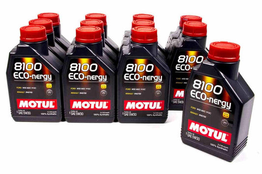 Motul Usa MTL102782-12 8100 Eco-Nergy 5w30 Oil Case/12-Liter