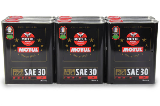 Motul Usa MTL104509-6 Classic Oil SAE 30w Case 6 x 2 Liter