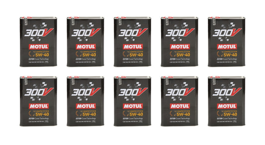 Motul Usa MTL110817-10 300V 5w40 Racing Oil Cas 10x2 Liters