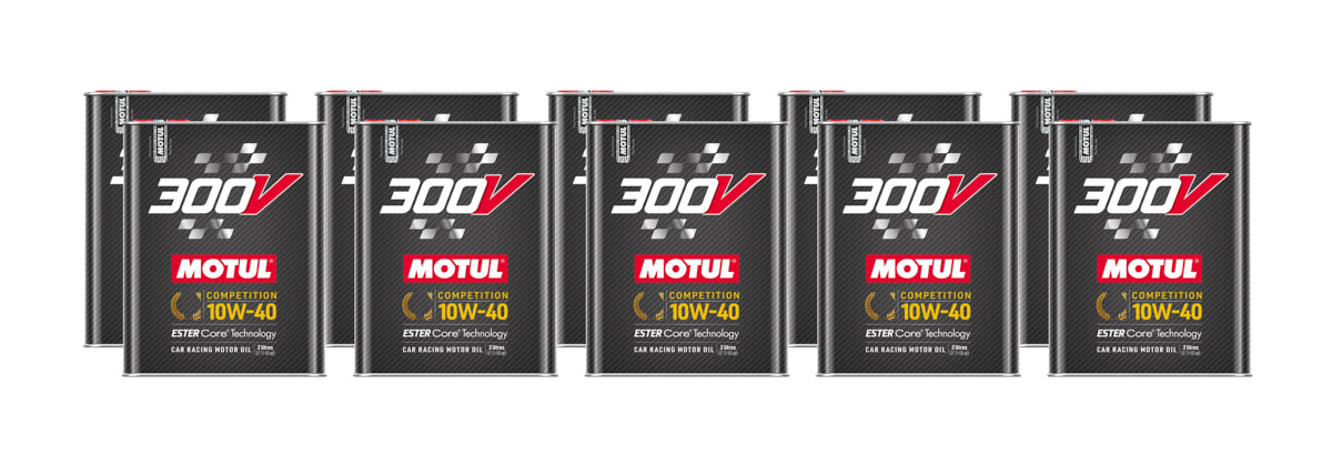 Motul USA MTL110821-10 300V Competition Oil 10w40 Case 10 x 2 Liter