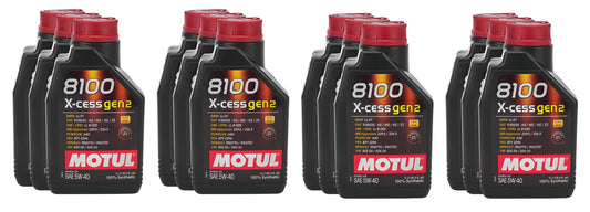 Motul Usa MTL110904-12 8100 X-Cess 5w40 Case 12 x 1 Liter