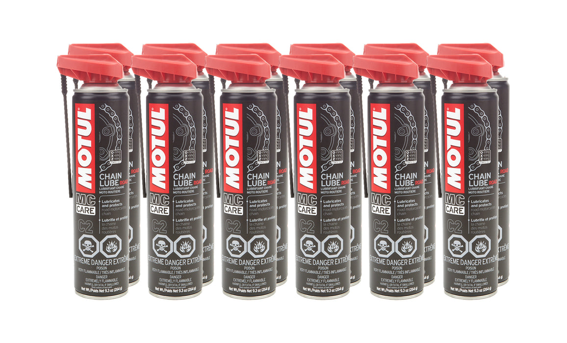 Motul USA MTL111819-12 C2 Chain Lube Road Case 12 x 400L Bottles