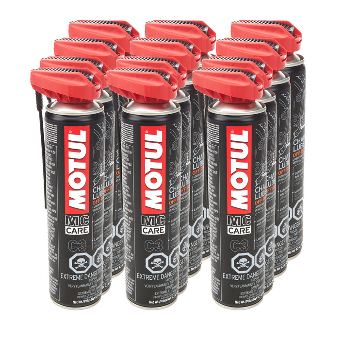 Motul USA MTL111820-12 C3 Chain Lube Case 12 x 9.3 Ounces