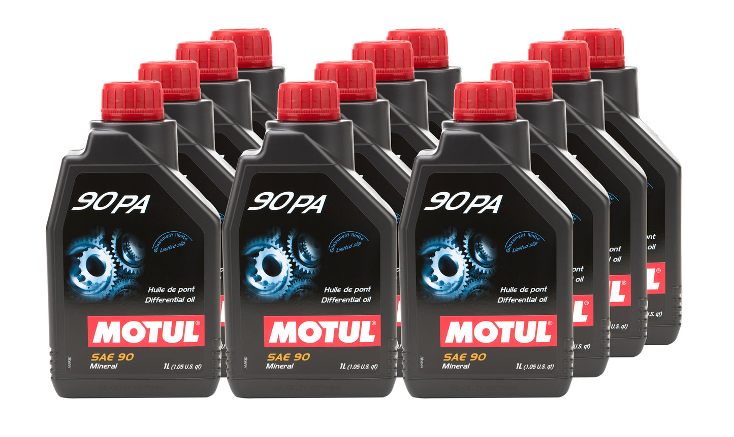 Motul Usa MTL111922-12 90PA Limited Slip Diff Oil Case 12 x 1 Liter
