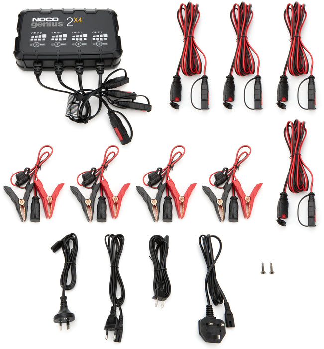Noco NOCGENIUS2X4 Batter Charger 4-Bank 8 Amp