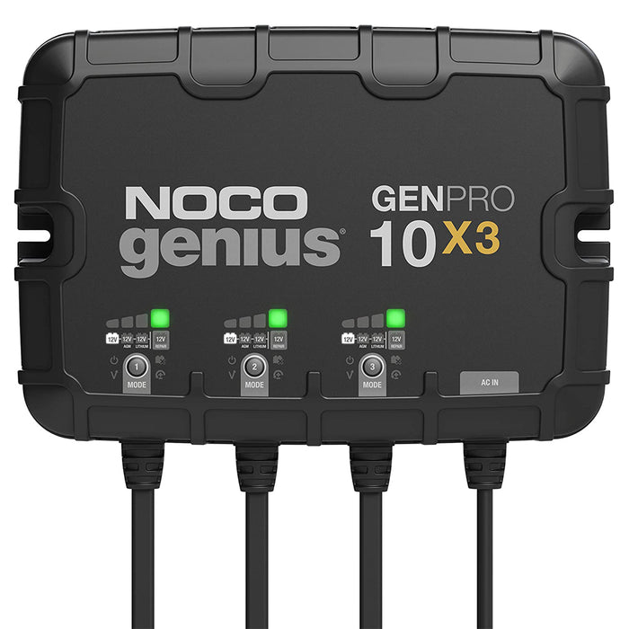 Noco NOCGENPRO10X3 Battery Charger 3-Bank 30 Amp Onboard