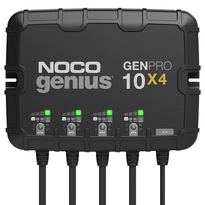 Noco NOCGENPRO10X4 Battery Charger 4-Bank 40 Amp Onboard