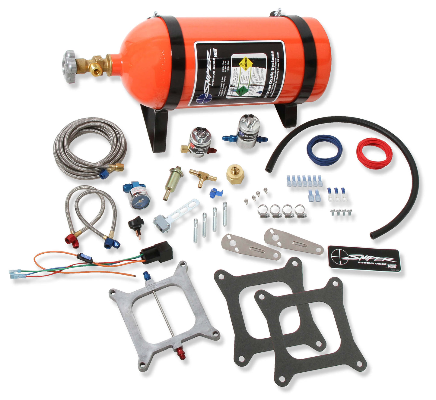 Nitrous Oxide Systems NOS07002 Sniper 250HP Nitrous 4150 Plate Kit