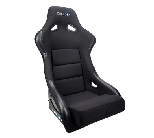 Nrg Innovation NRGFRP-301 Seat FRP Large Black Cloth Race Bolsters