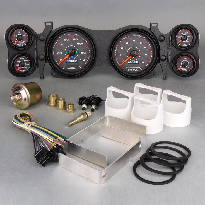 New Vintage USA NVG20670-01 Gauge Kit Camaro 70-78 CFR Red