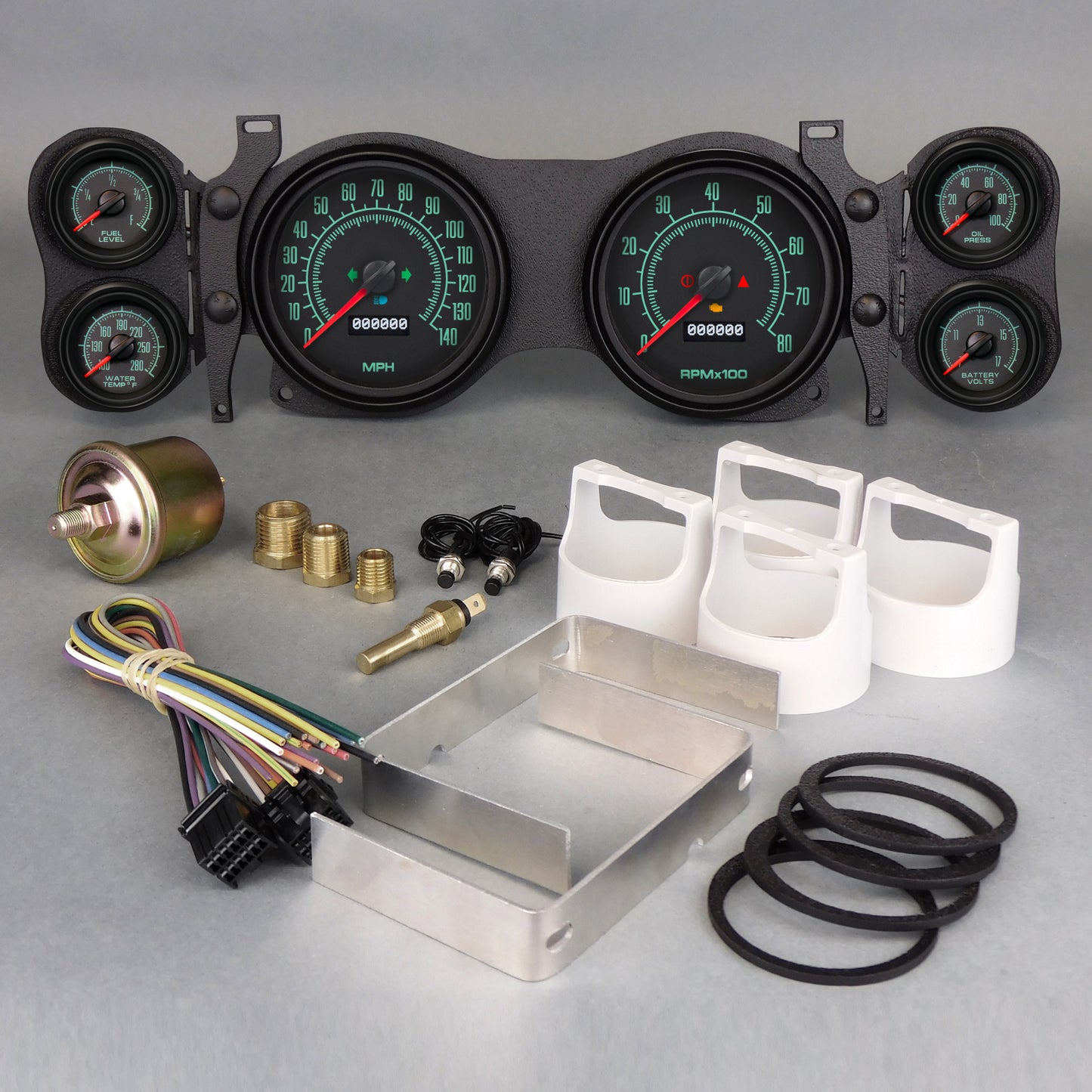 New Vintage Usa NVG69670-01 Gauge Kit Camaro 70-78 69 Series 4-3/8in