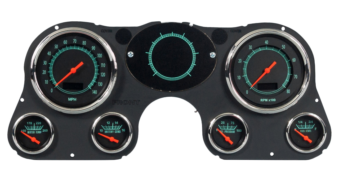 New Vintage USA NVG73731-01 67-72 GM P/U Retro 6 Gauge Set