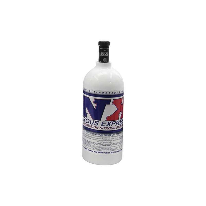 Nitrous Express NXS11025 2.5 LB Bottle 4.38 Dia. w/Motorcycle Valve