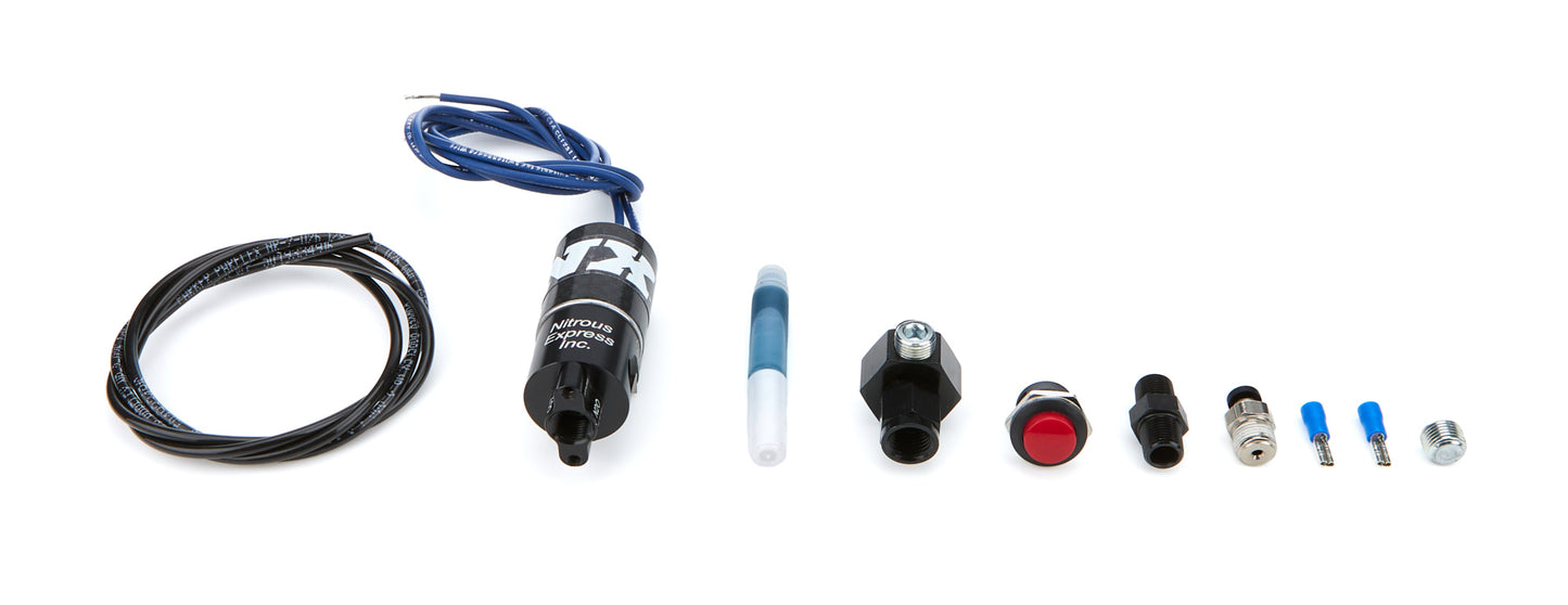 Nitrous Express NXS15598 Nitrous Purge Valve Kit 4an w/Poly Line