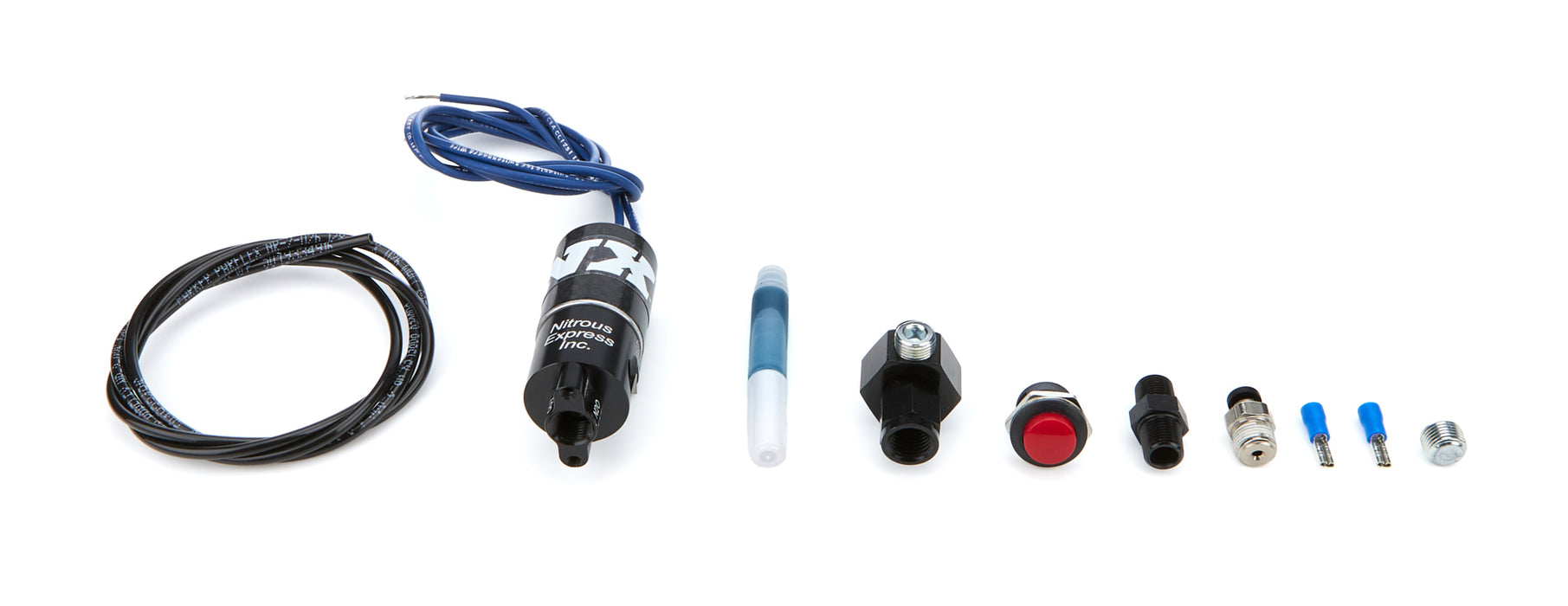 Nitrous Express NXS15598 Nitrous Purge Valve Kit 4an w/Poly Line