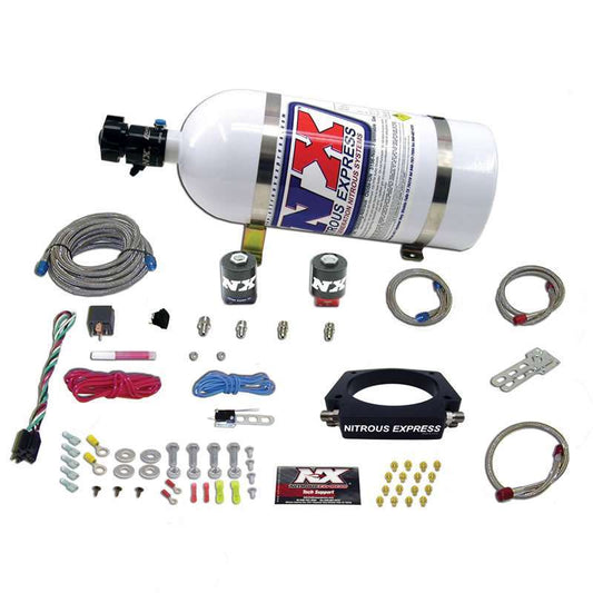Nitrous Express NXS20933-10 EFI Plate Nitrous Kit - GM LS 4-Bolt Plate 102mm