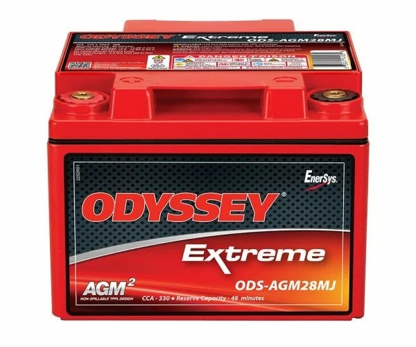 Odyssey Battery ODYODS-AGM28MJ Battery 330CCA/480CA M6 Female Terminal