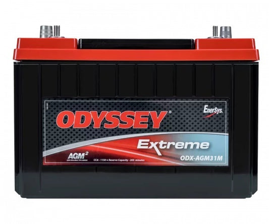 Odyssey Battery ODYODX-AGM31M Battery 1150CCA/1370CA Dual SAE/ 3/8IN Stud