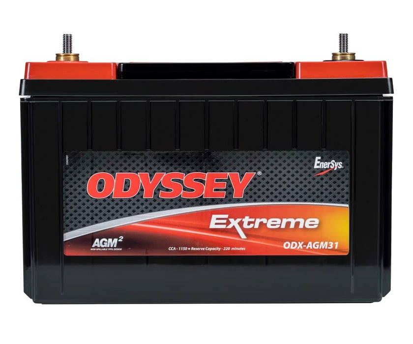 Odyssey Battery ODYODX-AGM31 Battery 1150CCA/1370CA 3/8 Stud Terminal