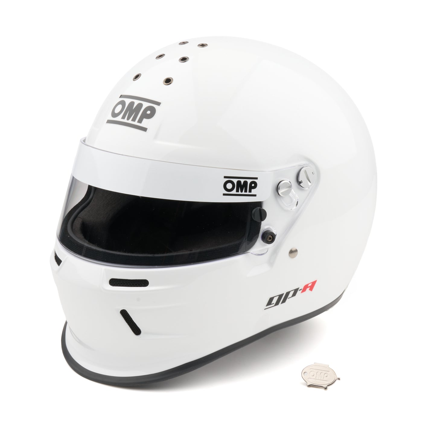 OMP Racing, Inc. OMP1761004 GP-A White X-Large 61 + SA2025 Helmet