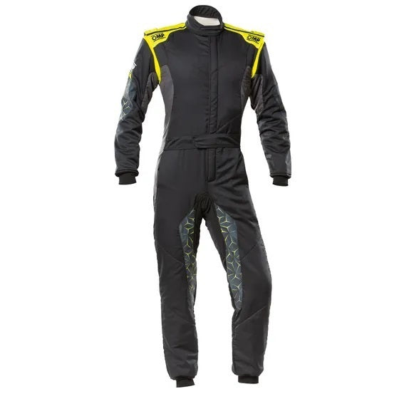Omp Racing, Inc. OMPIA0-1864-A01-178-56 TECNICA HYBRID OVERALL F IA 8856-2018 BLACK / FLU