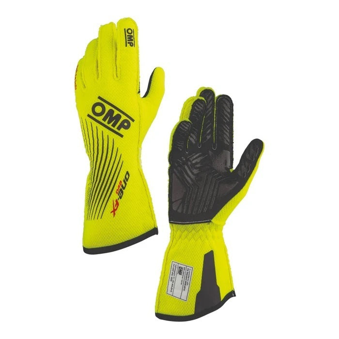 OMP Racing, Inc. OMPIB0-0773-C01-099-XL ONE EVO FX GLOVES my2026 FIA 8856-2018 FLUO YELL