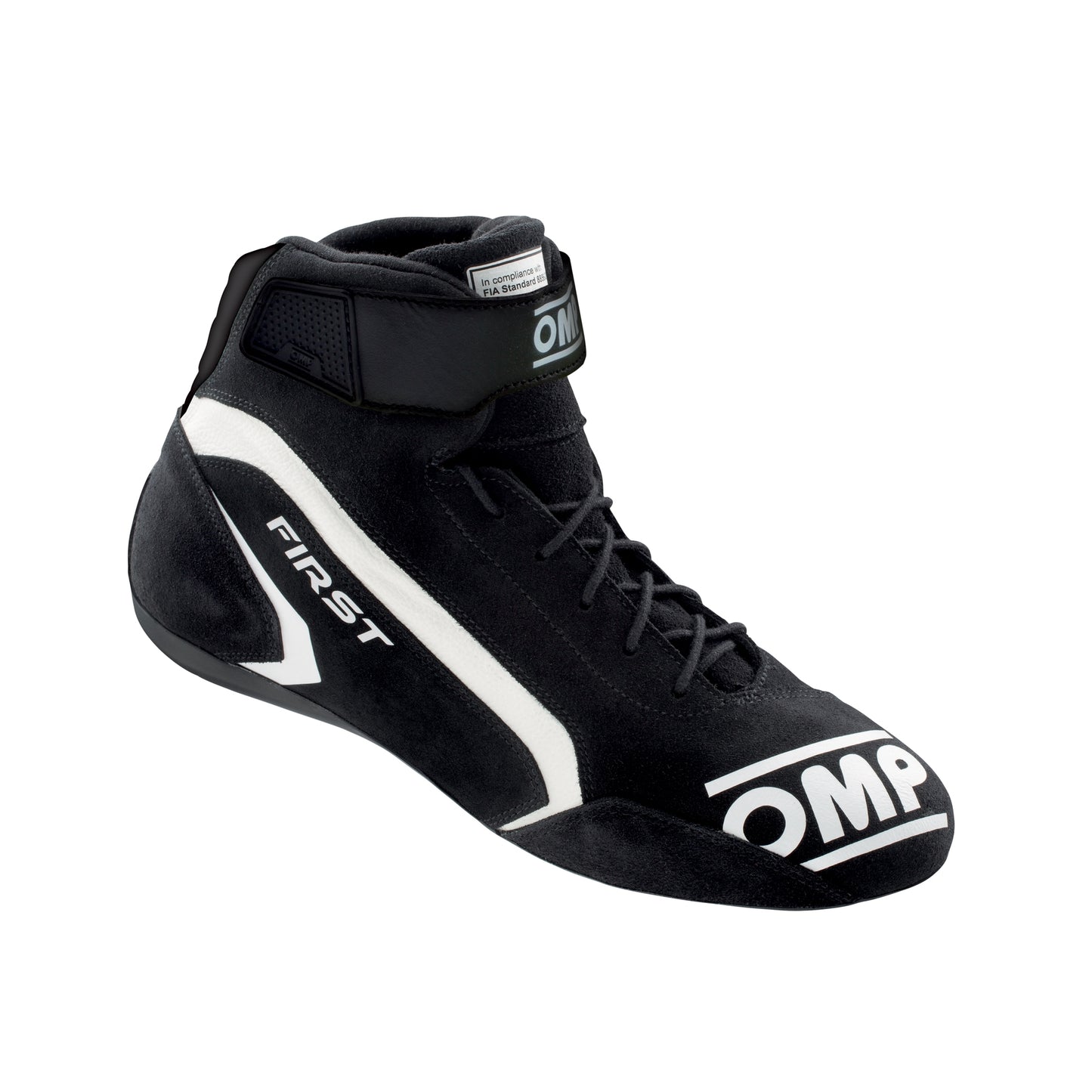 OMP Racing, Inc. OMPIC0-0824-A01-071-43 FIRST SHOES my2021 BLACK TG. 43 FIA 8856-2018