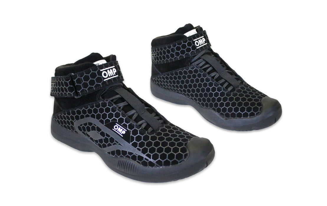 Omp Racing, Inc. OMPIC0-0832-A01-071-12 OMP PIT CREW SHOES SFI BLACK SIZE 12