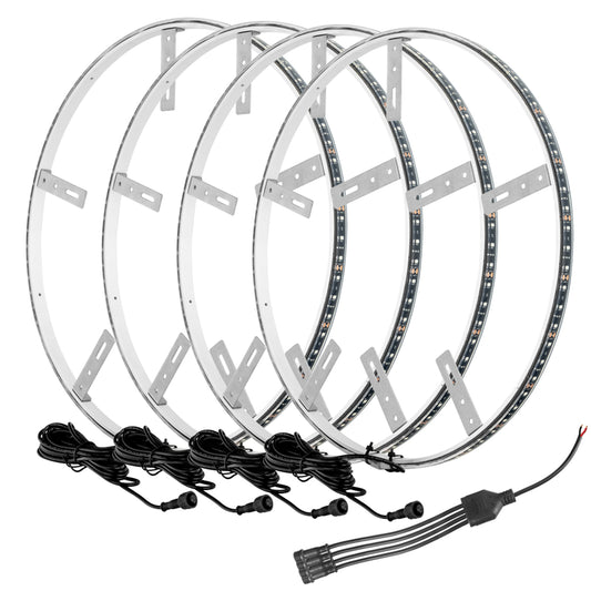 Oracle Lighting ORA4215-334 LED Light Wheel Rings ColorSHIFT