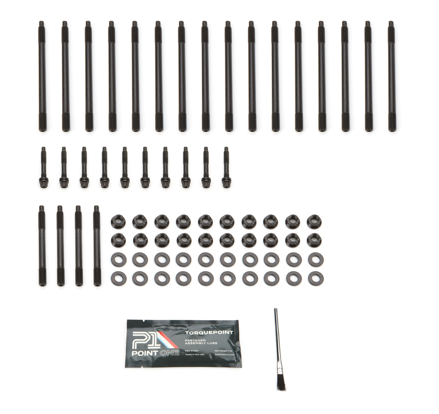 Point One P1FK003-H05E GM LS 12Pt Head Stud Kit Gen-3 2003 & Earlier