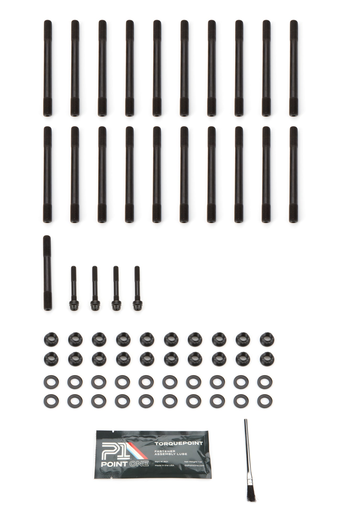 Point One P1FK003-H06S GM LT 12pt Head Stud Kit 6.2L w/8mm Corner Studs