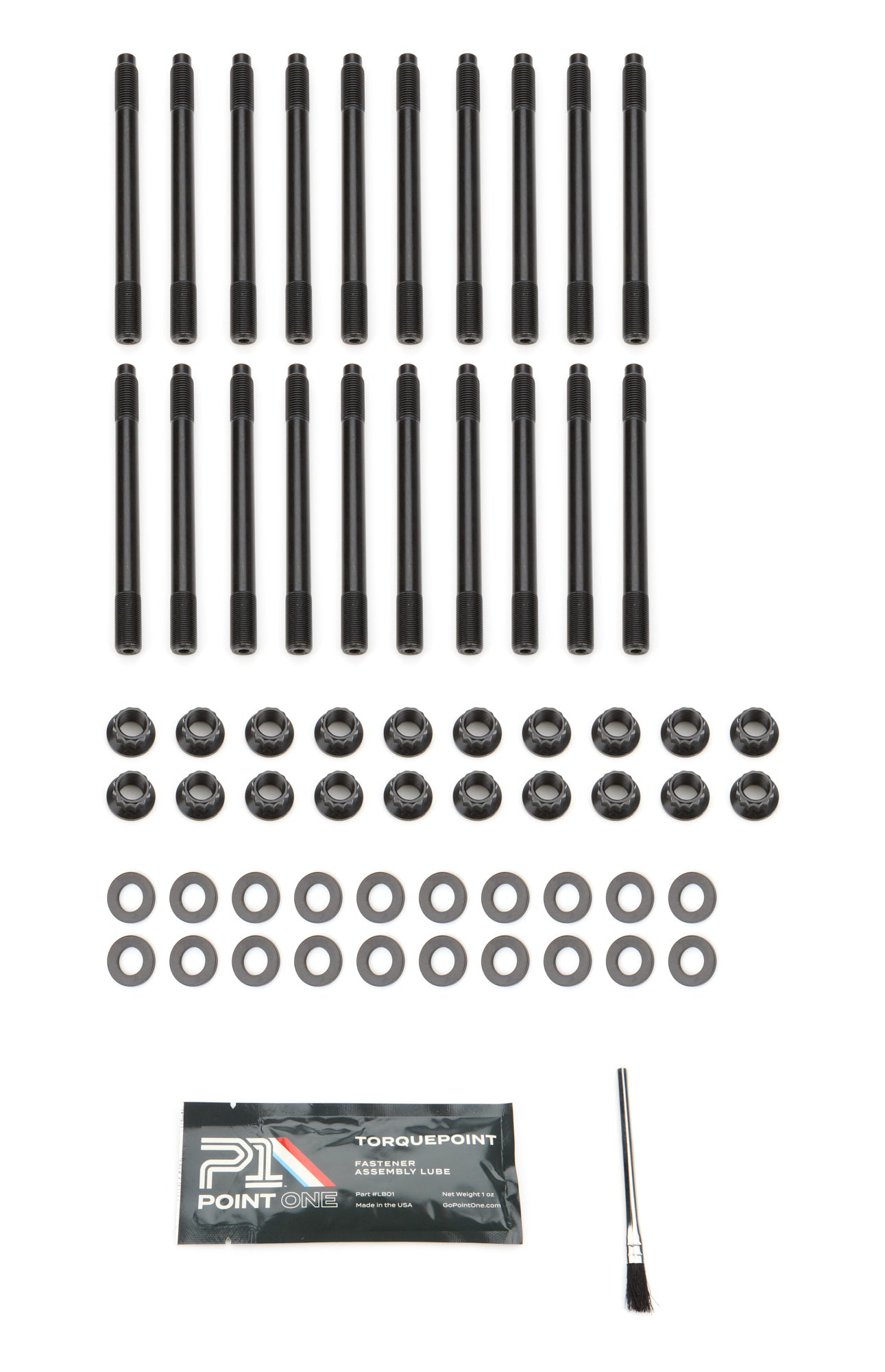 Point One P1FK063-H01E Ford Godzilla 7.3L Head Stud Kit 12Pt