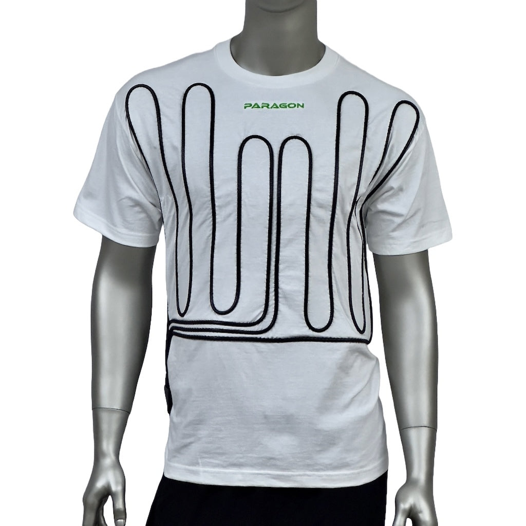 Paragon Pro Inc PAR42-10100 Shirt Cooling Medium White Right Exit