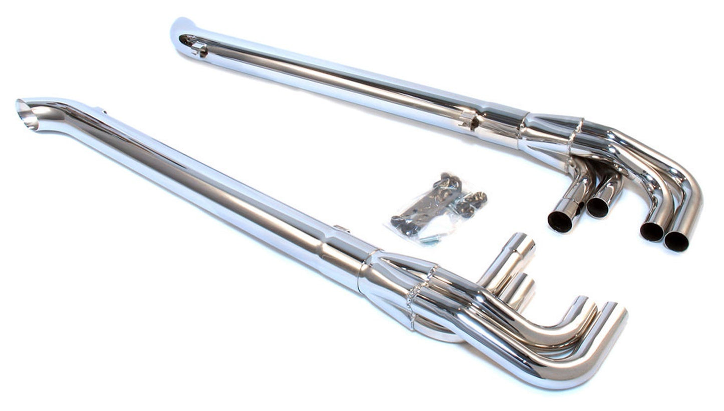 Patriot Exhaust PEPH1165 Chrome Lake Pipes - 63in